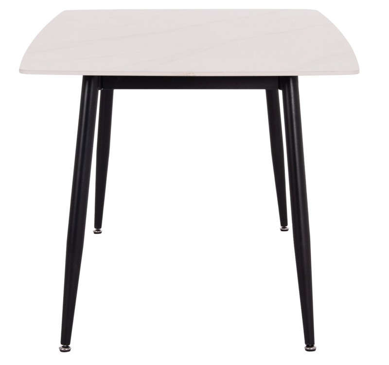 ΤΡΑΠΕΖΙ RAVEN HM18150.01 ΚΕΡΑΜΙΚΟ TOP ΜΕ ΟΨΗ ΛΕΥΚΟ ΜΑΡΜΑΡΟ 160x80x74Υεκ.