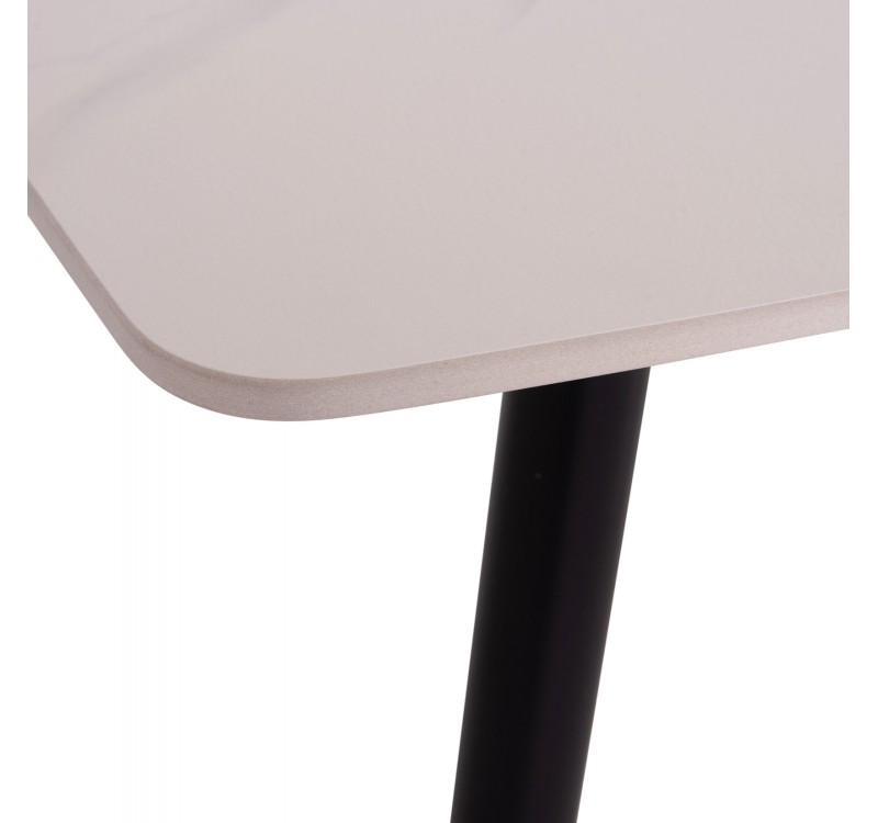 ΤΡΑΠΕΖΙ RAVEN HM18150.01 ΚΕΡΑΜΙΚΟ TOP ΜΕ ΟΨΗ ΛΕΥΚΟ ΜΑΡΜΑΡΟ 160x80x74Υεκ.