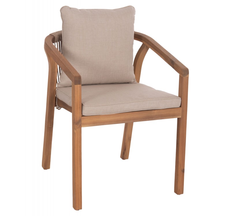 ΠΟΛΥΘΡΟΝΑ CONTREL HM6244.01 ΞΥΛΟ ΑΚΑΚΙΑΣ ΦΥΣΙΚΟ-ΣΧΟΙΝΙ & ΜΑΞΙΛΑΡΙΑ ΜΠΕΖ 58x60x74Υεκ.