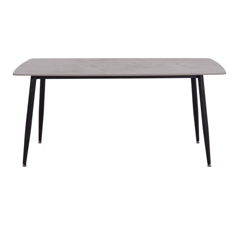 ΤΡΑΠΕΖΙ RAVEN HM18150.13 ΚΕΡΑΜΙΚΟ TOP ΜΕ ΟΨΗ ΓΚΡΙ ΜΑΡΜΑΡΟ 160x80x74Υεκ.