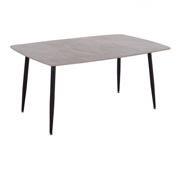 ΤΡΑΠΕΖΙ RAVEN HM18150.13 ΚΕΡΑΜΙΚΟ TOP ΜΕ ΟΨΗ ΓΚΡΙ ΜΑΡΜΑΡΟ 160x80x74Υεκ.