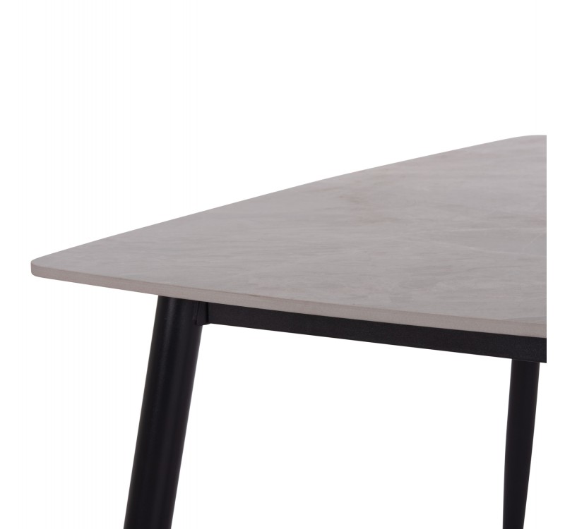 ΤΡΑΠΕΖΙ RAVEN HM18150.13 ΚΕΡΑΜΙΚΟ TOP ΜΕ ΟΨΗ ΓΚΡΙ ΜΑΡΜΑΡΟ 160x80x74Υεκ.