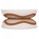 ΤΡΑΠΕΖΙ ΣΑΛΟΝΙΟΥ ANNA HM18157.02 FIBER CEMENT ΛΕΥΚΟ-ΦΥΣΙΚΟ RATTAN--Φ92x44.5Υεκ