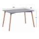 ΣΕΤ ΤΡΑΠΕΖΑΡΙΑΣ 5ΤΜΧ ANAIS HM21176 MDF TOP ΣΕ ΓΚΡΙ--P.P. & PU ΣΕ ΓΚΡΙ