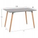 ΣΕΤ ΤΡΑΠΕΖΑΡΙΑΣ 5ΤΜΧ VEGAS HM21185 MDF TOP ΣΕ ΑΝΟΙΧΤΟ ΓΚΡΙ--ΠΟΔΙΑ ΟΞΙΑΣ