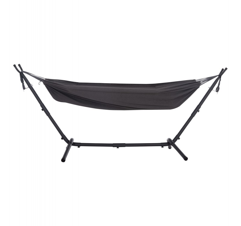 ΑΙΩΡΑ CRAVE HM6304.01 ΑΝΘΡΑΚΙ ΜΕΤΑΛΛΙΚΟΣ ΣΚΕΛΕΤΟΣ-ΣΚΟΥΡΟ ΓΚΡΙ ΥΦΑΣΜΑ 265x93x105Υεκ