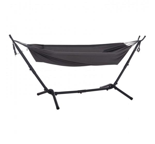 ΑΙΩΡΑ CRAVE HM6304.01 ΑΝΘΡΑΚΙ ΜΕΤΑΛΛΙΚΟΣ ΣΚΕΛΕΤΟΣ-ΣΚΟΥΡΟ ΓΚΡΙ ΥΦΑΣΜΑ 265x93x105Υεκ