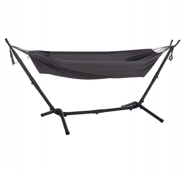 ΑΙΩΡΑ CRAVE HM6304.01 ΑΝΘΡΑΚΙ ΜΕΤΑΛΛΙΚΟΣ ΣΚΕΛΕΤΟΣ-ΣΚΟΥΡΟ ΓΚΡΙ ΥΦΑΣΜΑ 265x93x105Υεκ