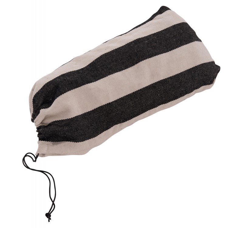 ΑΙΩΡΑ CRAVE HM6304.03 ΑΝΘΡΑΚΙ ΜΕΤΑΛ. ΣΚΕΛΕΤΟΣ--ΜΠΛΕ ΣΚΟΥΡΟ ΠΑΝΙ ΜΕ ΛΕΥΚΗ ΡΙΓΑ 265x93x105Υεκ