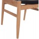 ΠΟΛΥΘΡΟΝΑ CERSEI HM9946.01 RUBBERWOOD ΣΕ LIGHT OAK & PU ΣΕ ΜΑΥΡΟ 57x53x72Υεκ
