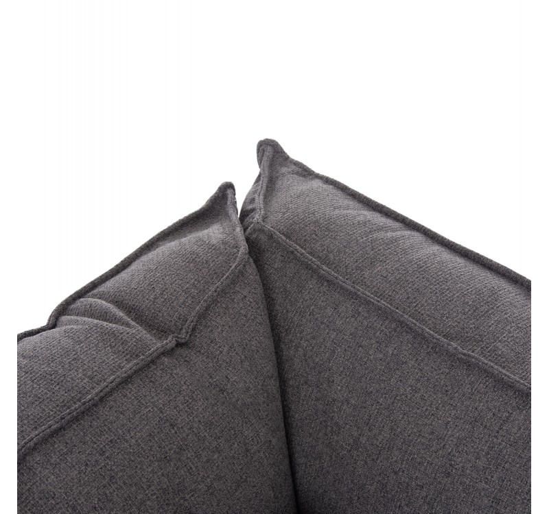 ΓΩΝΙΑΚΟΣ ΚΑΝΑΠΕΣ-ΚΡΕΒΑΤΙ ΜΕ ΑΠΟΘ.ΧΩΡΟ SAFFIRA HM3303.01L ΓΚΡΙ ΥΦΑΣΜΑ 270x195x100Υεκ.