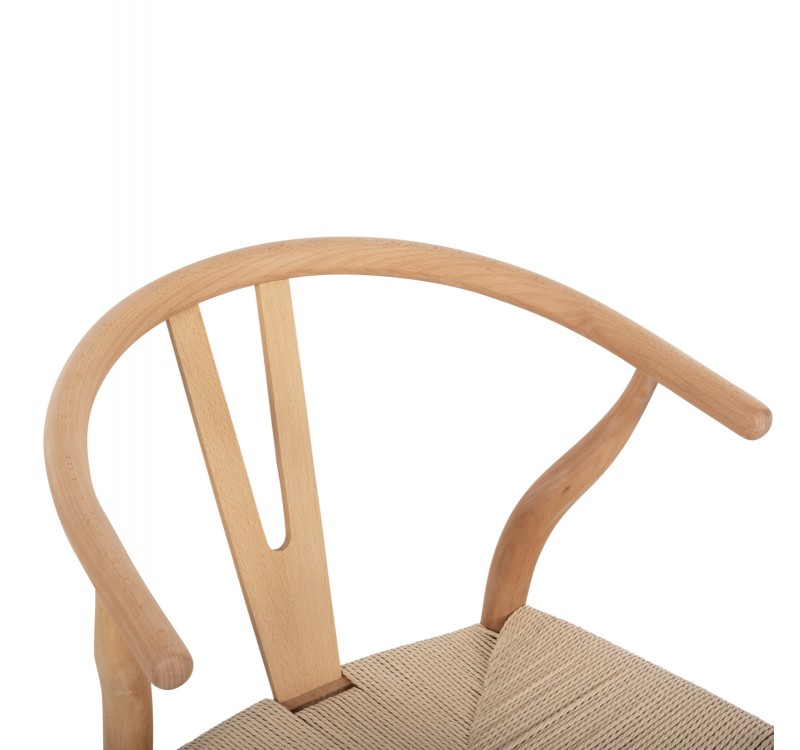 ΣΕΤ ΤΡΑΠΕΖΑΡΙΑΣ 5ΤΜΧ BRAVE HM21182 MDF TOP-ΞΥΛΟ ΟΞΙΑΣ & PAPER ROPE ΣΕ ΦΥΣΙΚΟ