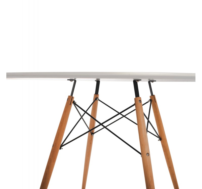 ΣΕΤ ΤΡΑΠΕΖΑΡΙΑΣ 5ΤΜΧ MAGGIE HM21186 MDF TOP & ΠΟΛΥΠΡΟΠΥΛΕΝΙΟ ΣΕ ΛΕΥΚΟ ΧΡΩΜΑ