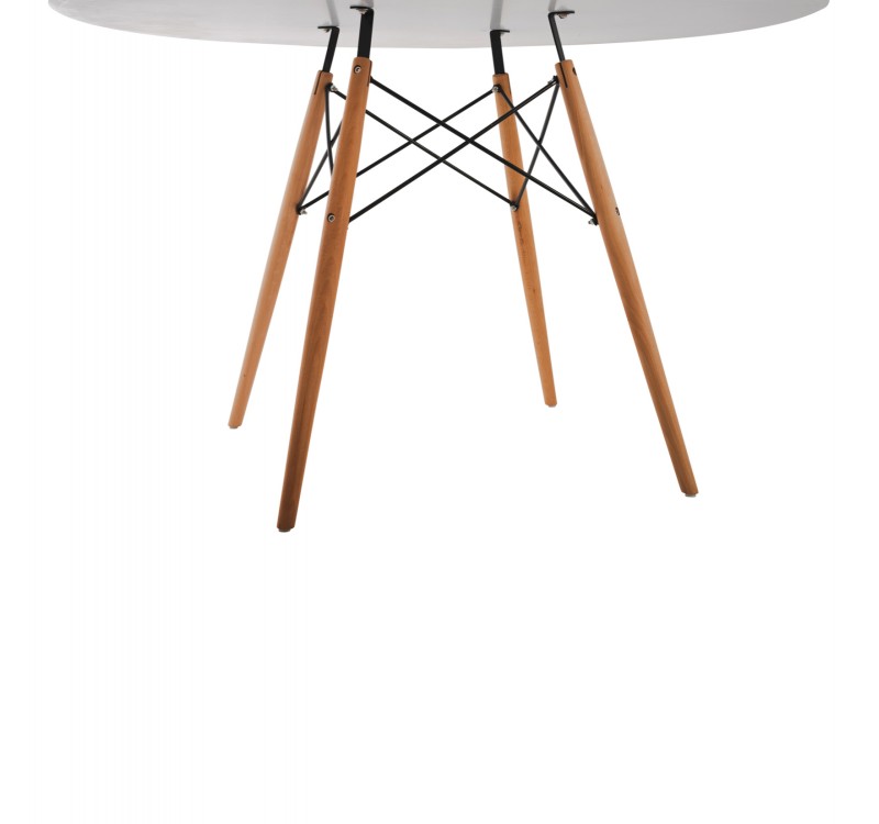 ΣΕΤ ΤΡΑΠΕΖΑΡΙΑΣ 5ΤΜΧ MAGGIE HM21186 MDF TOP & ΠΟΛΥΠΡΟΠΥΛΕΝΙΟ ΣΕ ΛΕΥΚΟ ΧΡΩΜΑ