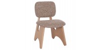 ΚΑΡΕΚΛΑ ΤΡΑΠΕΖΑΡΙΑΣ BELLISI HM18248.01 ΚΑΦΕ ΥΦΑΣΜΑ-PLYWOOD ΧΡΩΜΑ ΔΡΥΟΣ 53x56x78Υεκ.
