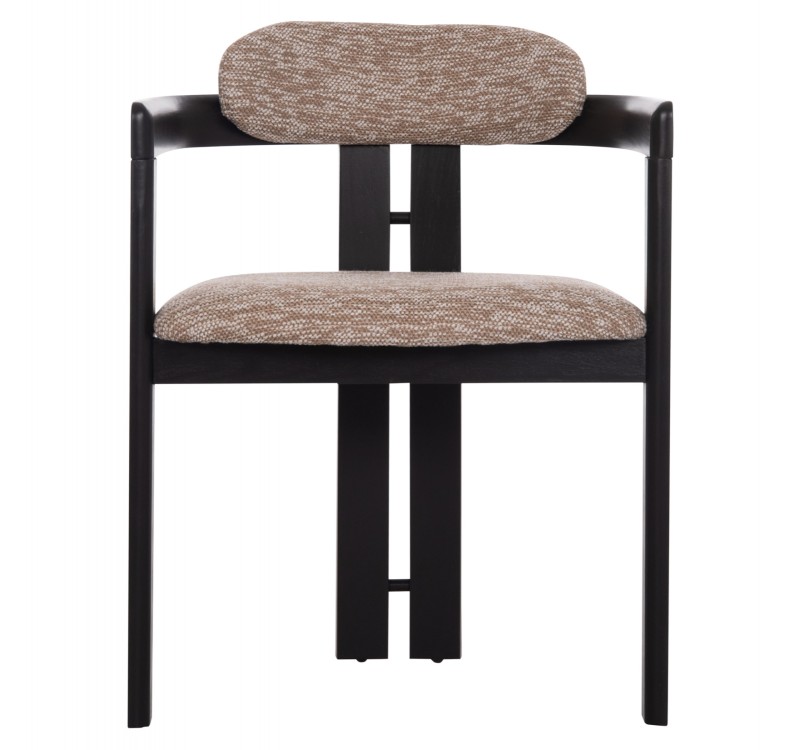 ΠΟΛΥΘΡΟΝΑ ΤΡΑΠΕΖΑΡΙΑΣ KALL HM18247.02 ΚΑΦΕ ΥΦΑΣΜΑ--PLYWOOD ΣΕ ΜΑΥΡΟ 56x45x73Υεκ