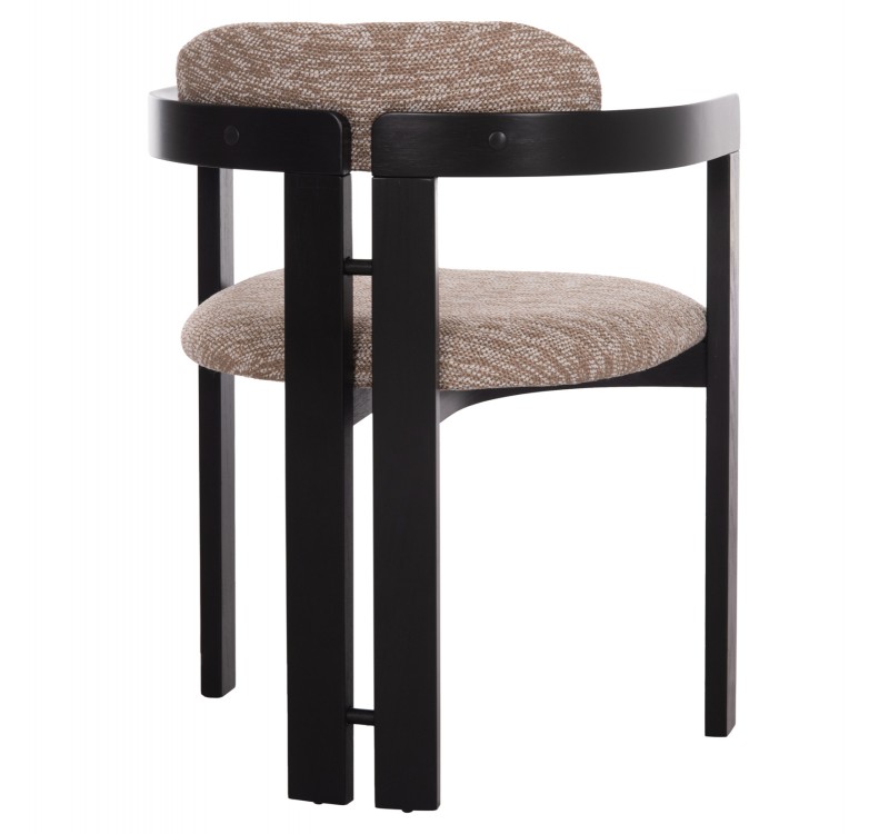 ΠΟΛΥΘΡΟΝΑ ΤΡΑΠΕΖΑΡΙΑΣ KALL HM18247.02 ΚΑΦΕ ΥΦΑΣΜΑ--PLYWOOD ΣΕ ΜΑΥΡΟ 56x45x73Υεκ