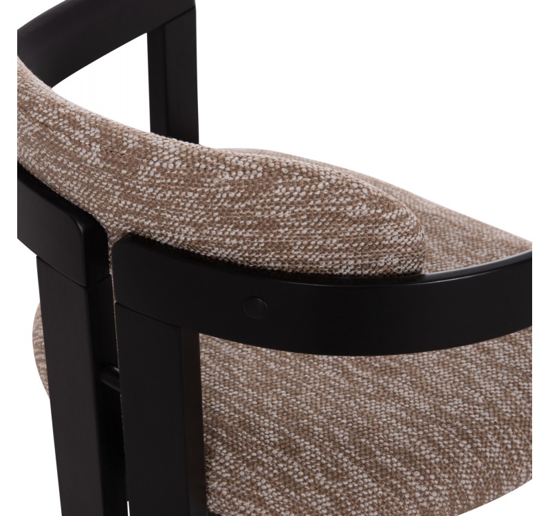 ΠΟΛΥΘΡΟΝΑ ΤΡΑΠΕΖΑΡΙΑΣ KALL HM18247.02 ΚΑΦΕ ΥΦΑΣΜΑ--PLYWOOD ΣΕ ΜΑΥΡΟ 56x45x73Υεκ