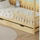 ΚΡΕΒΑΤΙ ΠΑΙΔΙΚΟ ΜΕ ΣΥΡΤΑΡΙΑ PHYLLIS HM724.01 τ.MONTESSORI ΦΥΣΙΚΟ 196x97x161Υεκ.