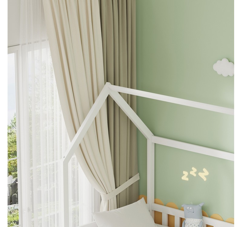 ΠΑΙΔΙΚΟ ΚΡΕΒΑΤΙ 3 ΣΕ 1 PHYLLIS HM723.03 ΞΥΛΟ ΠΕΥΚΟΥ ΛΕΥΚΟ 206x97x166Υεκ.