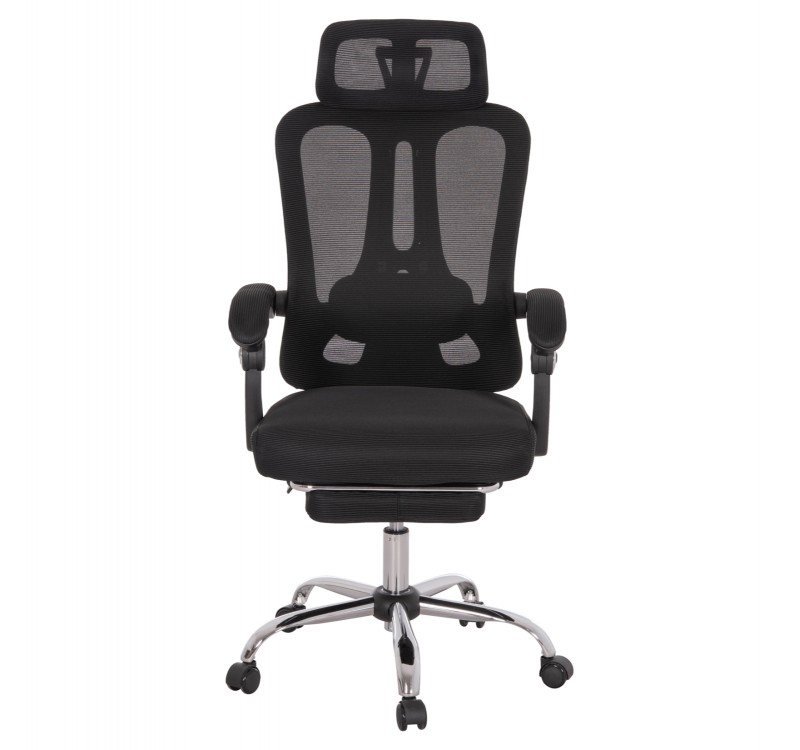 ΚΑΡΕΚΛΑ ΓΡΑΦΕΙΟΥ BARNET HM18258.01 ΜΑΥΡΟ MESH-ΜΑΥΡΟΣ ΣΚΕΛΕΤΟΣ NYLON 61x62x123Υ
