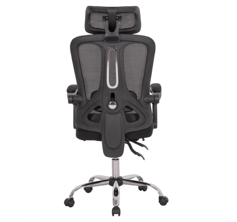 ΚΑΡΕΚΛΑ ΓΡΑΦΕΙΟΥ BARNET HM18258.01 ΜΑΥΡΟ MESH-ΜΑΥΡΟΣ ΣΚΕΛΕΤΟΣ NYLON 61x62x123Υ