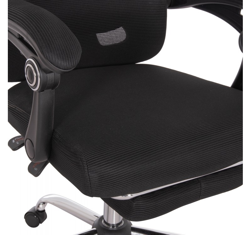 ΚΑΡΕΚΛΑ ΓΡΑΦΕΙΟΥ BARNET HM18258.01 ΜΑΥΡΟ MESH-ΜΑΥΡΟΣ ΣΚΕΛΕΤΟΣ NYLON 61x62x123Υ