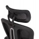 ΚΑΡΕΚΛΑ ΓΡΑΦΕΙΟΥ BARNET HM18258.01 ΜΑΥΡΟ MESH-ΜΑΥΡΟΣ ΣΚΕΛΕΤΟΣ NYLON 61x62x123Υ