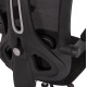 ΚΑΡΕΚΛΑ ΓΡΑΦΕΙΟΥ BARNET HM18258.01 ΜΑΥΡΟ MESH-ΜΑΥΡΟΣ ΣΚΕΛΕΤΟΣ NYLON 61x62x123Υ