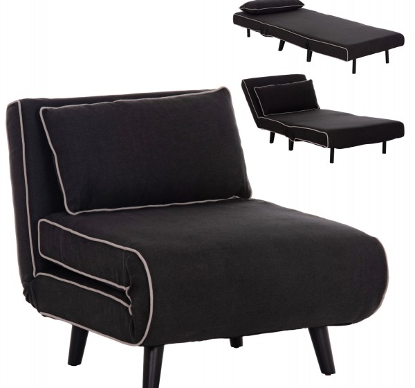 ΠΟΛΥΘΡΟΝΑ ΚΡΕΒΑΤΙ BRAXTON HM8425.03 ΜΑΥΡΟ ΥΦΑΣΜΑ 78x88x78Υεκ.