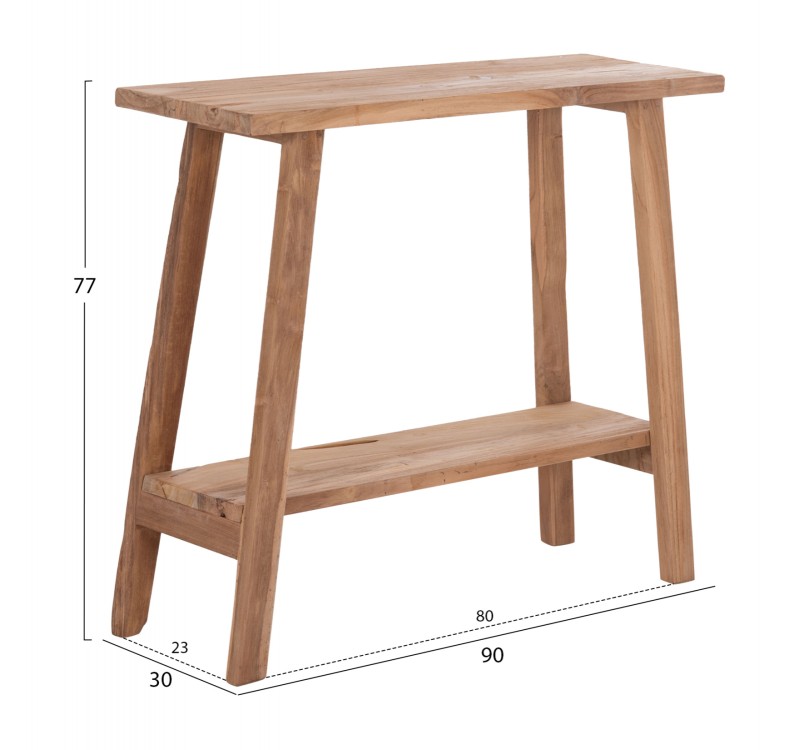 ΚΟΝΣΟΛΑ TALIBER HM18256 ΞΥΛΟ TEAK ΣΕ ΦΥΣΙΚΟ ΧΡΩΜΑ 90x30x77Υεκ.