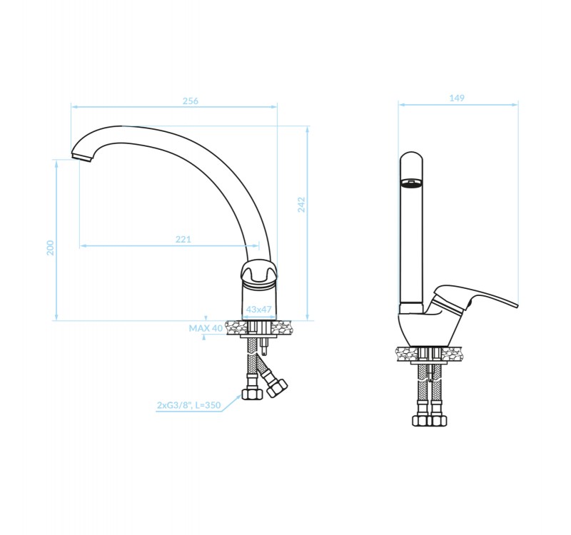 ΜΠΑΤΑΡΙΑ ΚΟΥΖΙΝΑΣ ΠΑΓΚΟΥ HM4868.02 ΜΕΣΑΙΟ ΥΨΟΣ-ΜΠΕΖ--25.6x14.9x24.2Υεκ