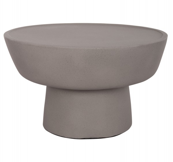 ΤΡΑΠΕΖΙ ΣΑΛΟΝΙΟΥ PIRSON HM18155.03 FIBER CEMENT ΣΕ ΓΚΡΙ--Φ60x36Υεκ.