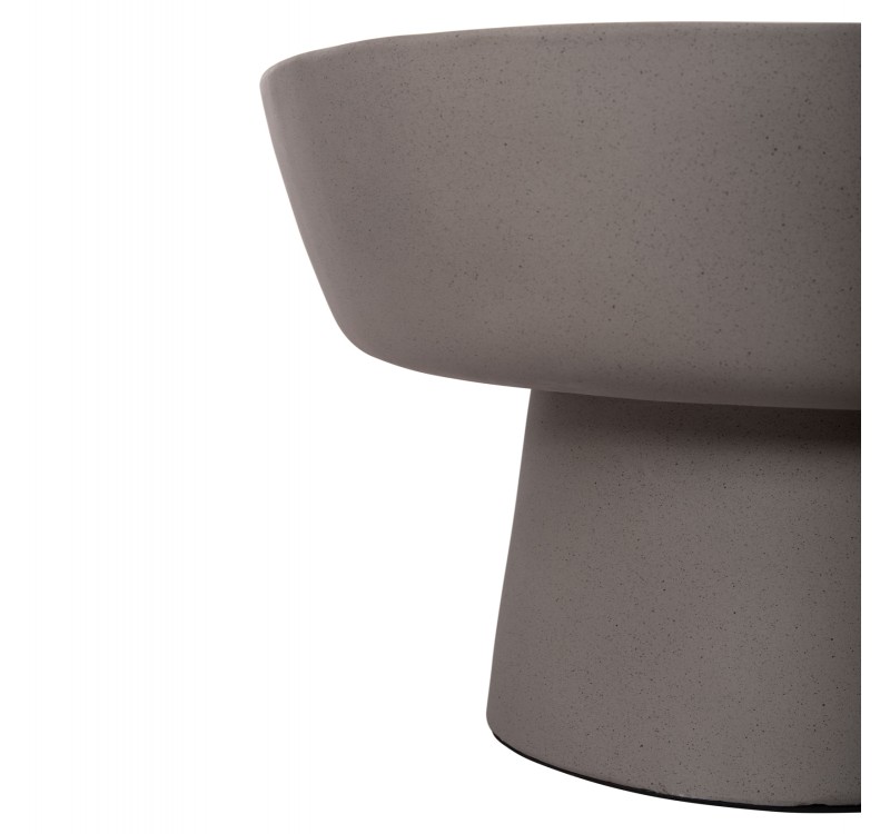 ΤΡΑΠΕΖΙ ΣΑΛΟΝΙΟΥ PIRSON HM18155.03 FIBER CEMENT ΣΕ ΓΚΡΙ--Φ60x36Υεκ.