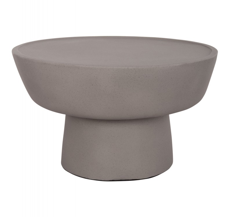 ΤΡΑΠΕΖΙ ΣΑΛΟΝΙΟΥ PIRSON HM18155.03 FIBER CEMENT ΣΕ ΓΚΡΙ--Φ60x36Υεκ.