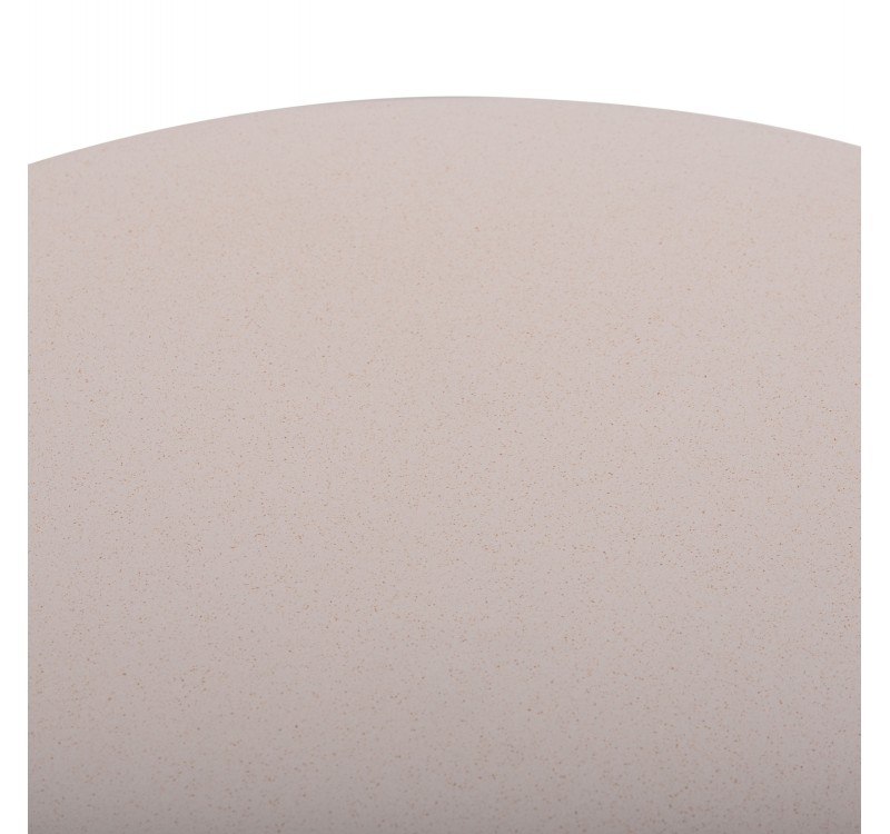 ΒΟΗΘΗΤΙΚΟ ΤΡΑΠΕΖΙ PRILEP HM18159.02 FIBER CEMENT ΛΕΥΚΟ & RATTAN--Φ60x76,5Υεκ