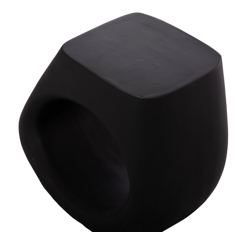 ΣΚΑΜΠΟ ΣΑΛΟΝΙΟΥ LANS HM4691.01 FIBER CEMENT ΣΕ ΜΑΥΡΟ--58x28x45.5Υεκ.