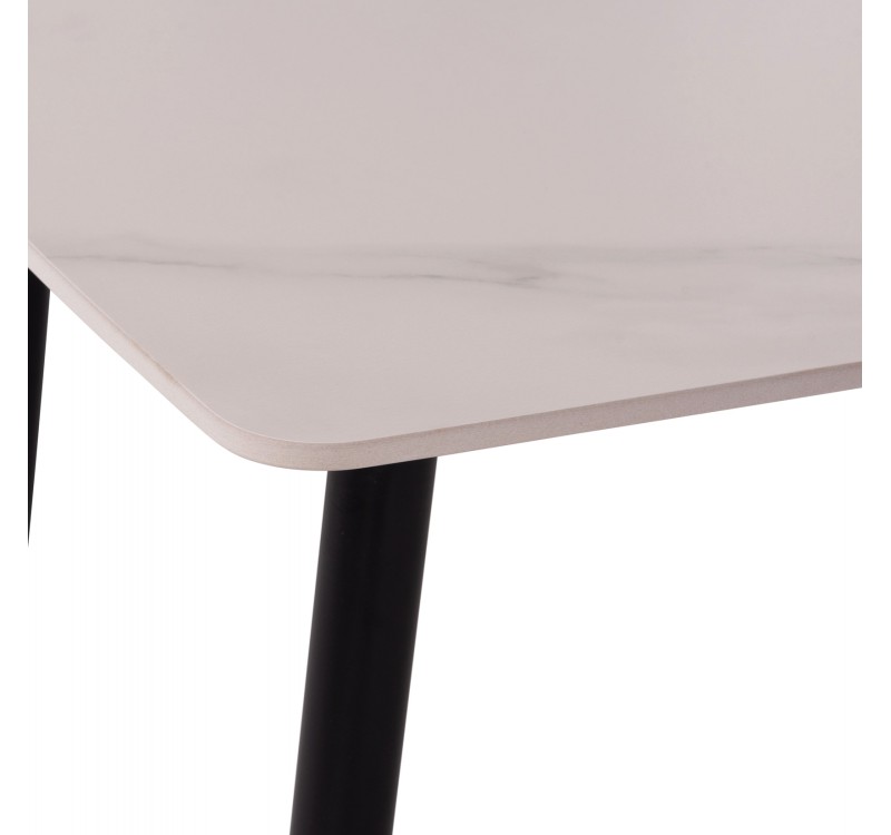 ΣΕΤ ΤΡΑΠΕΖΑΡΙΑΣ 5ΤΜΧ RAVEN HM21067.01 ΚΕΡΑΜΙΚΟ TOP ΛΕΥΚΟ ΜΑΡΜΑΡΟ--ΜΕΤΑΛΛΟ