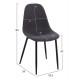 ΣΕΤ ΤΡΑΠΕΖΑΡΙΑΣ 5ΤΜΧ RAVEN HM21068.02 ΚΕΡΑΜΙΚΟ TOP ΜΑΥΡΟ ΜΑΡΜΑΡΟ--ΓΚΡΙ ΥΦΑΣΜΑ