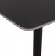 ΣΕΤ ΤΡΑΠΕΖΑΡΙΑΣ 5ΤΜΧ RAVEN HM21069.02 ΚΕΡΑΜΙΚΟ TOP ΜΑΥΡΟ ΜΑΡΜΑΡΟ & 4 ΚΑΡΕΚΛΕΣ