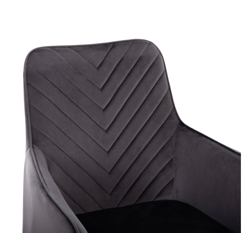 ΣΕΤ ΤΡΑΠΕΖΑΡΙΑΣ 7ΤΜΧ RAVEN HM21070.03 ΚΕΡΑΜΙΚΟ TOP--4 ΚΑΡΕΚΛΕΣ & 2 ΠΟΛΥΘΡΟΝΕΣ ΓΚΡΙ