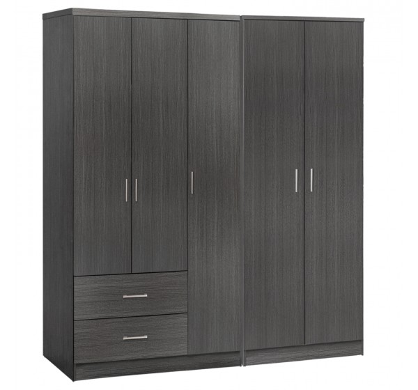 ΝΤΟΥΛΑΠΑ 5ΦΥΛΛΗ CAESAR HM21234.01 ΜΕΛΑΜΙΝΗ ΧΡΩΜΑ ZEBRANO 150x42.5x181Υεκ