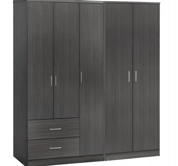 ΝΤΟΥΛΑΠΑ 5ΦΥΛΛΗ CAESAR HM21234.01 ΜΕΛΑΜΙΝΗ ΧΡΩΜΑ ZEBRANO 150x42.5x181Υεκ