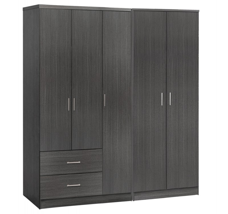 ΝΤΟΥΛΑΠΑ 5ΦΥΛΛΗ CAESAR HM21234.01 ΜΕΛΑΜΙΝΗ ΧΡΩΜΑ ZEBRANO 150x42.5x181Υεκ