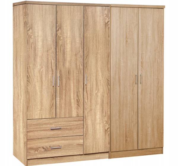 ΝΤΟΥΛΑΠΑ 5ΦΥΛΛΗ CAESAR HM21234.02 ΜΕΛΑΜΙΝΗ ΧΡΩΜΑ SONAMA 150x42.5x181Υεκ