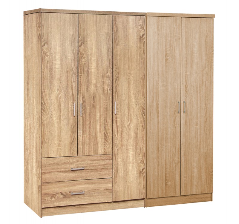 ΝΤΟΥΛΑΠΑ 5ΦΥΛΛΗ CAESAR HM21234.02 ΜΕΛΑΜΙΝΗ ΧΡΩΜΑ SONAMA 150x42.5x181Υεκ