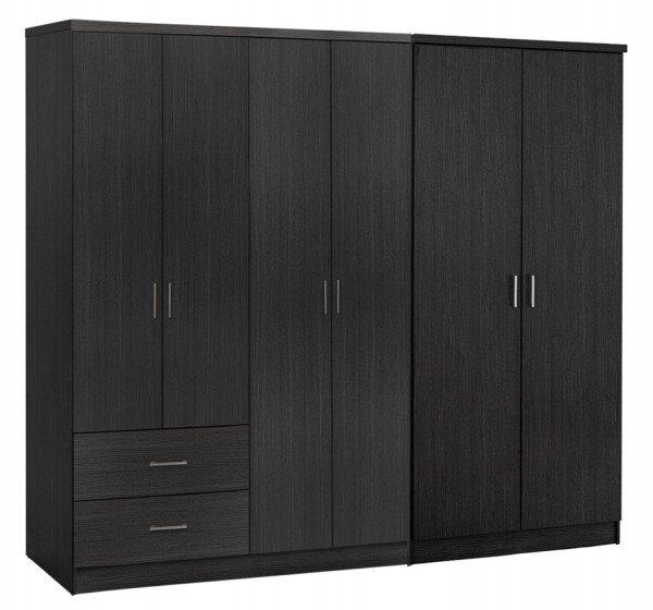 ΝΤΟΥΛΑΠΑ 6ΦΥΛΛΗ BLAKELY HM21235.01 ΜΕΛΑΜΙΝΗ ΧΡΩΜΑ ZEBRANO 201x43x181Υεκ