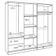 ΝΤΟΥΛΑΠΑ 6ΦΥΛΛΗ BLAKELY HM21235.02 ΜΕΛΑΜΙΝΗ ΧΡΩΜΑ SONAMA 201x43x181Υεκ