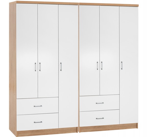 ΝΤΟΥΛΑΠΑ 6ΦΥΛΛΗ CAESAR HM21236.02 ΜΕΛΑΜΙΝΗ SONAMA & ΛΕΥΚΟ 180x42,5Χ181Υεκ.