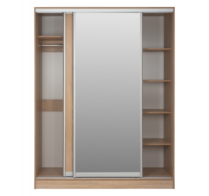 ΣΕΤ ΚΡΕΒΑΤΟΚΑΜΑΡΑΣ 6ΤΜΧ ADLER HM11759 ΜΕΛΑΜΙΝΗ SONAMA OAK-ΓΙΑ ΣΤΡΩΜΑ 160x200εκ